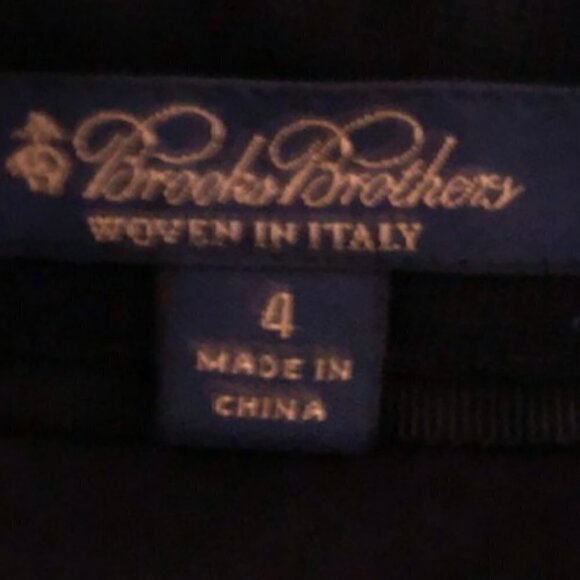 Brooks Brothers Black Wool Skirt 4 - Picture 2 of 3